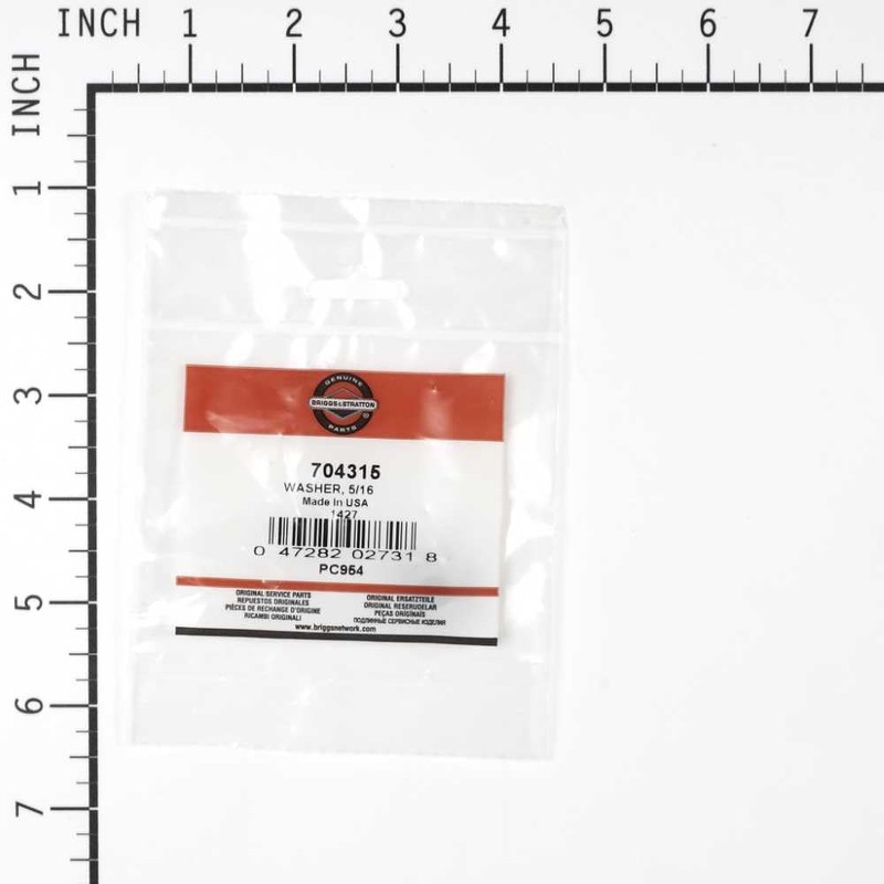 Briggs & Stratton 704315 Washer 5 16
