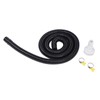 Bilge Pump Installation Kit Black 1‑1/8in Leak Proof Easy Installation