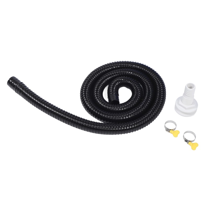 Bilge Pump Installation Kit Black 1‑1/8in Leak Proof Easy Installation