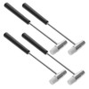 TEHAUX 4pcs Small Double- Hammer Soft and Hard Tip Mallets