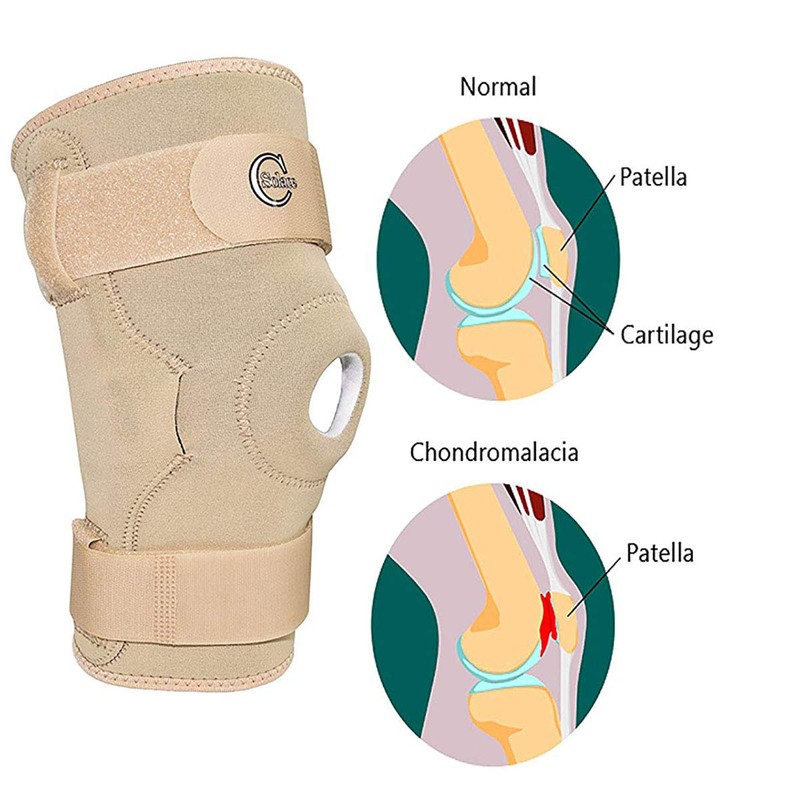 SOLACE CARE Stabilizing Hinged Knee Patella Support Brace 2PCS(Pair) |