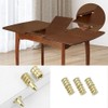 ZYAMY 15pcs Brass Table Leaf Dowel Pin Table Bolt Sleeve