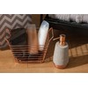 Premier Housewares Shine Wire Basket, Rose Gold, Large