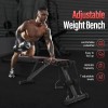 Unbranded 660 LB Adjustable 10 Positions Incline Decline Sit up