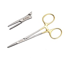 Artery Forceps Golden Straight 5 inches Mosquito Orthodontic Dental Surgical hemostat by Wise LINKERS