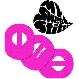 MySweetStitch Enlite Guardian Fixation Plasters (Pack of 10/25) Pink | Made in Germany | Outer Diameter 80 x 65 mm, Inner (Bridge) Diameter 10 mm