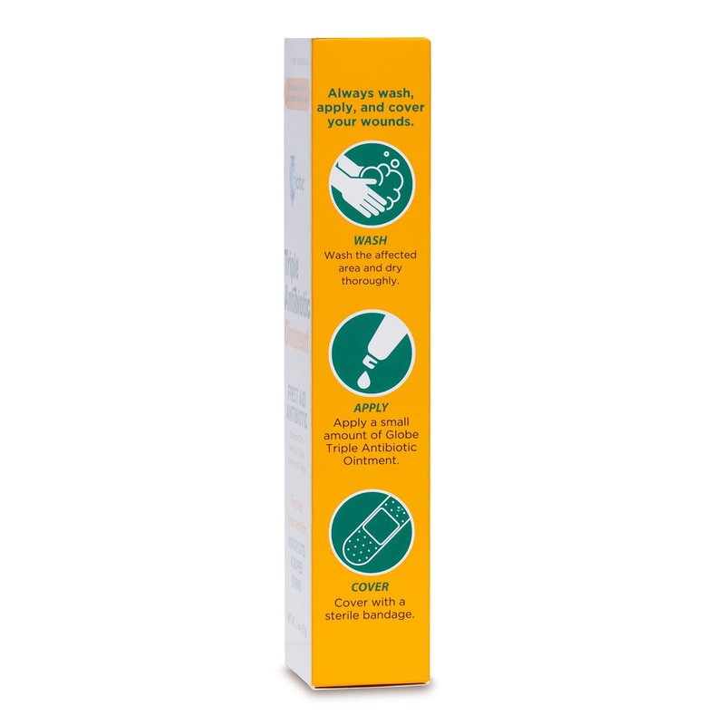 Globe (3 Pack) (2 oz) Triple Antibiotic First Aid Antibiotic