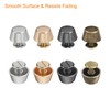 sourcing map 8set Flat Head Stud Spike 12mm Metal Purse