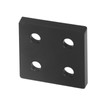 5Pcs Aluminum Profile End Cap Alloy Metal Cover Plate Linear