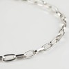 YOUBEIYEE 32.8 Feet Aluminum Flat Oval Silver Chains for Jewelry