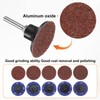 HARFINGTON 54pcs Quick Change Discs Set 2" Roll Lock Sanding