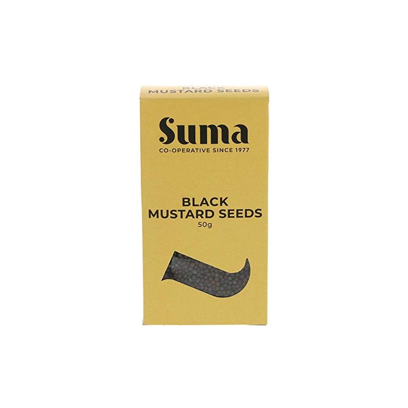Suma Mustard Seeds - Black 50g (Pack of 6)