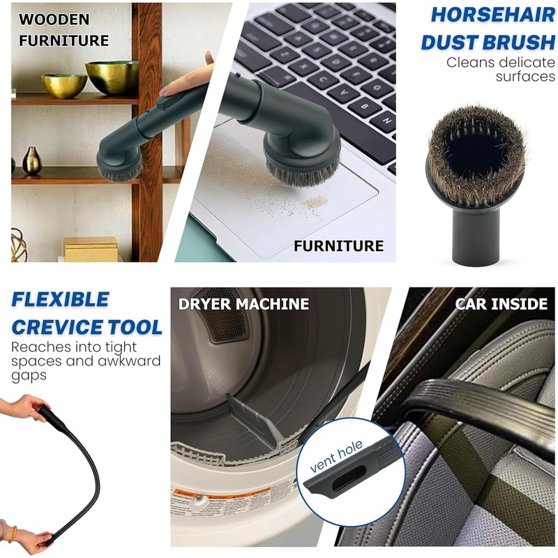 For Miele 35mm Vacuum Attachment Kit for Miele C1 C2