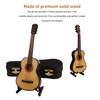 Guitar Model Lifelike Decorative Wooden Miniature Guitar Ornament for Christmas