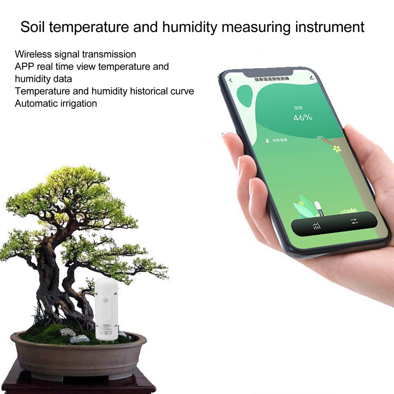 Wireless Soil Sensor Temperature and Humidity Measuring Tool for Zigbee
