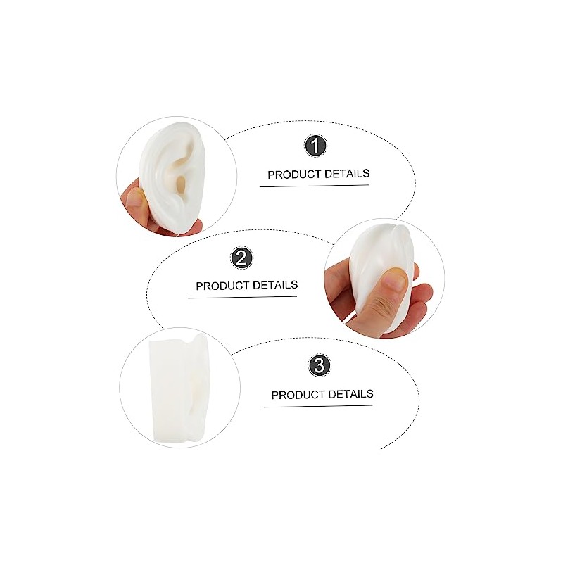 Exhibidor Oreja Silicon Modelo Oreja Pantallas Ventanas Postizas Molde