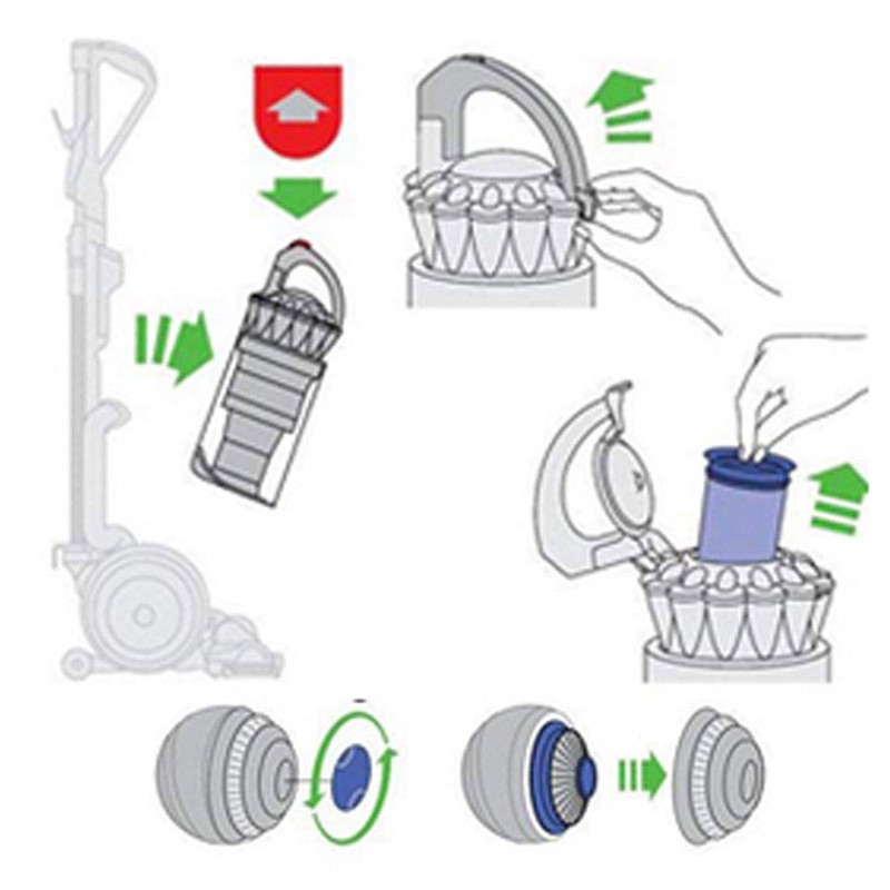 Aunifun Replacement Filter for Dyson DC41, DC65, DC66 , Animal,