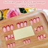 24pcs French False Nails, Stick on Nail, Press on Nail