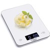 Ozeri Touch Professional Tempered Glass Digital Kitchen Scale, White