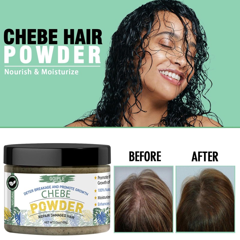 WOZUTUNT Organic African Chebe Powder for Enhanced Hair Growth, Strength