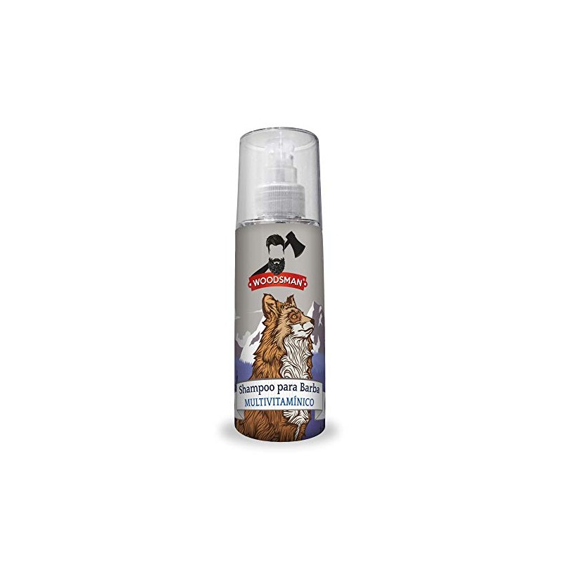 WOODSMAN - Shampoo para Barba y Bigote Multi-Vitamínico (Fox) 150