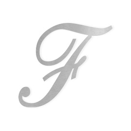 Metal Letter F for Wall, Metal Letters for Crafts, Metal Letter for Bedrooms