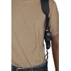 Barsony Black Leather Shoulder Holster w/Double Magazine Pouch for Sig