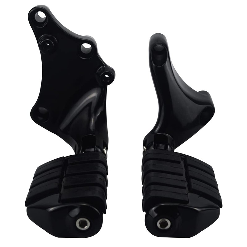WOWTK Rear Passenger Footpegs Foot Rests Pedal Mount Fits for