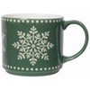 NOW DESIGNS Good Tidings Snowflake Stacking Mug 16 Oz, 1
