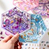 8 Sets Animals 3D Sticker Scene 3D House Stickers with