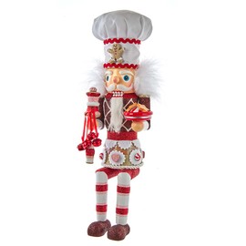 Hollywood Nutcrackers Hollywood Gingerbread Baker Shelf Sitter Nutcracker, 15-Inch, Multicolored