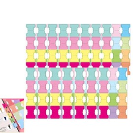 Koprek 225pcs Colorful Page Markers Tabs, Colorful Page Markers for Annotating Books, Sticky Annotation Tabs, Sticky Notes Tabs for Annotating, Durable and Easy-to-Use Index Tabs