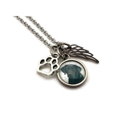 Handmade by Remember Me, Pet Memorial Necklace, Stainless Steel, Unisex, Adult, Pet Owners (Dog and Cat), Loss, Special Occasion, Necklace