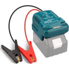 BAT20TL Jumper Cable Clamps for Makita 18V Battery Jumper Starter Automotive Booster Cables 11AWG Cable for Car Jump Starting Using Tool(Without Battery)