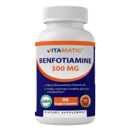 ⚡🧠 Benfotiamina 300 mg | 90 Cápsulas Vegetales | Energía Celular, Nervios & Bienestar Metabólico 🌿💊