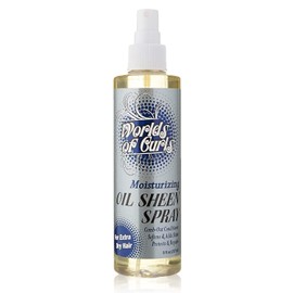 Worlds Of Curls Comb Out Conditioner & Oil Sheen Spray Moisturizer, Extra Dry Hair, 8 Oz