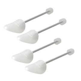 Bamboopack 2 Pairs Practical Adjustable Length Women Shoe Tree Shoe Stretcher Portable Shoe Boot Shaper Support Holder(Transparent)