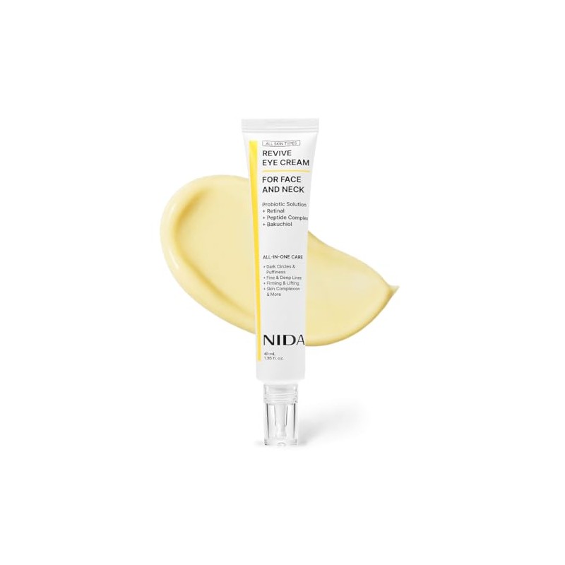 NIDA Revive Eye Cream For Face And Neck | Probiotics