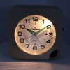 Atlanta Quartz Alarm Clock without Ticking Light Snooze Alarm Indicator