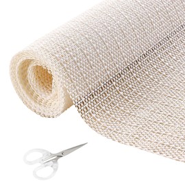 Bohoray Set of 2 Non-Slip Mats for Carpet, 70 x 200 cm, Carpet Non-Slip Underlay Set with Scissors, PVC Non-Slip Mat, Multi-Purpose Non-Slip Mat Carpet Underlay for Drawers, Office, Car, Shelf