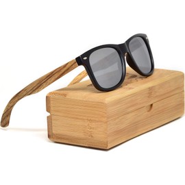 Gowood Zebra wood Sunglasses Men and Women Polarised - m