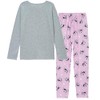 YIJIU Long Sleeve Pajamas Set Soft Cute Panda Print Pullover