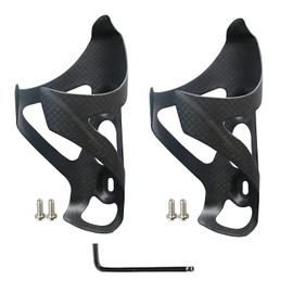 RICYRLK Carbon Bicycle Bottle Cage, Bottle Holder, Carbon, Bicycle Drink Holder, Carbon Fiber, Ultra Lightweight, Strong, Stretchable, Fits Many Jars, Bicycle Drink Holder, 2 pcs