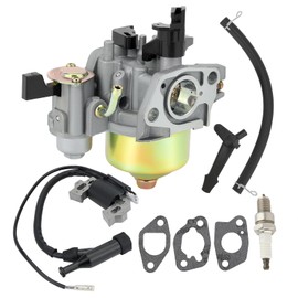 212cc Carburetor & Ignition Coil for Harbor Freight Predator 212cc R210 6.5HP 7HP OHV Horizontal Engine 68121 69727 69730 Go Kart Honda GX160 5.5 HP GX200 6.5 HP Engine