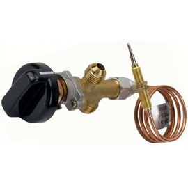 Duheri Low Pressure LPG Propane Gas Flame Failure Safety Control Valve Kit Fits for Fireplace, Fire Pit, Gas Grill, Heater