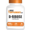 BulkSupplements D Ribose Capsules 5000Mg 210 Count Dietary Supplement For