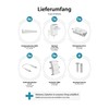 ledscom.de Siris LED Under-Unit Light Matt White with Motion Sensor