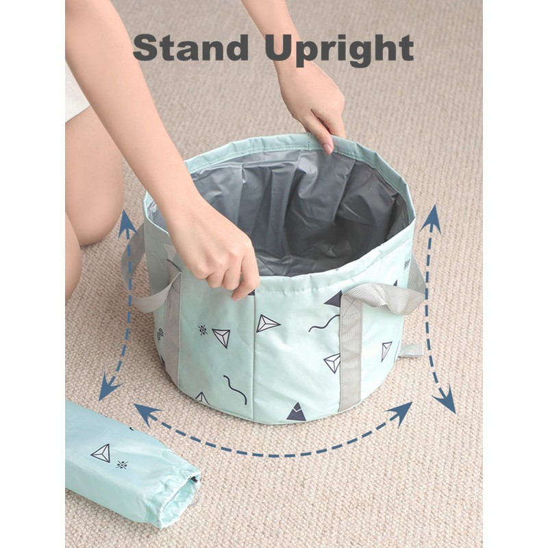 24L Collapsible Foot Bath Soaker Basin Tub for Soaking Feet,