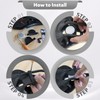 Lyivisk Bicycle Mount Hidden Anti-Theft Holder for Compatible with Mountain