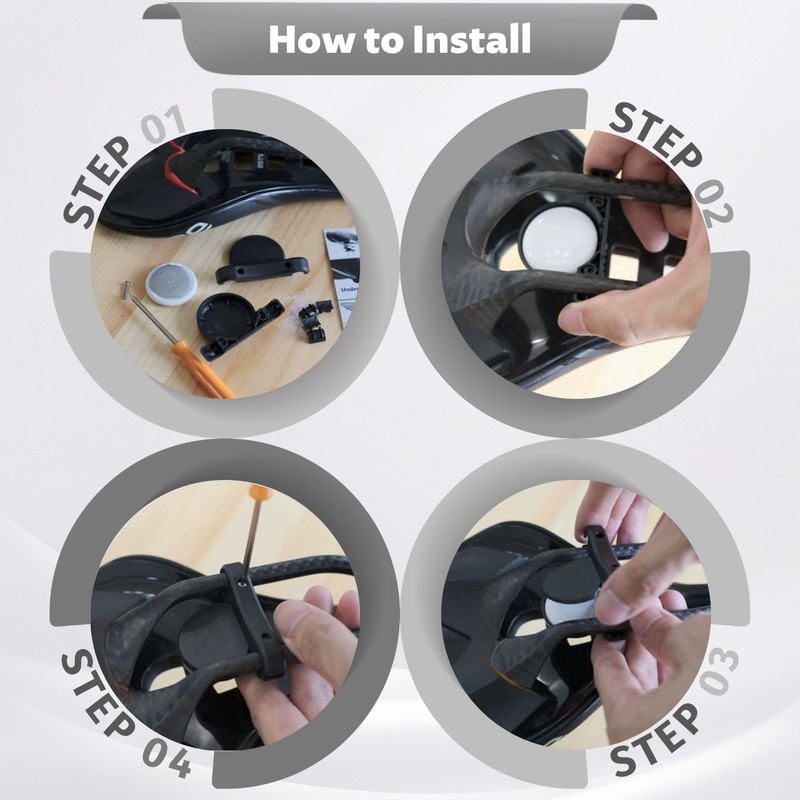 Lyivisk Bicycle Mount Hidden Anti-Theft Holder for Compatible with Mountain